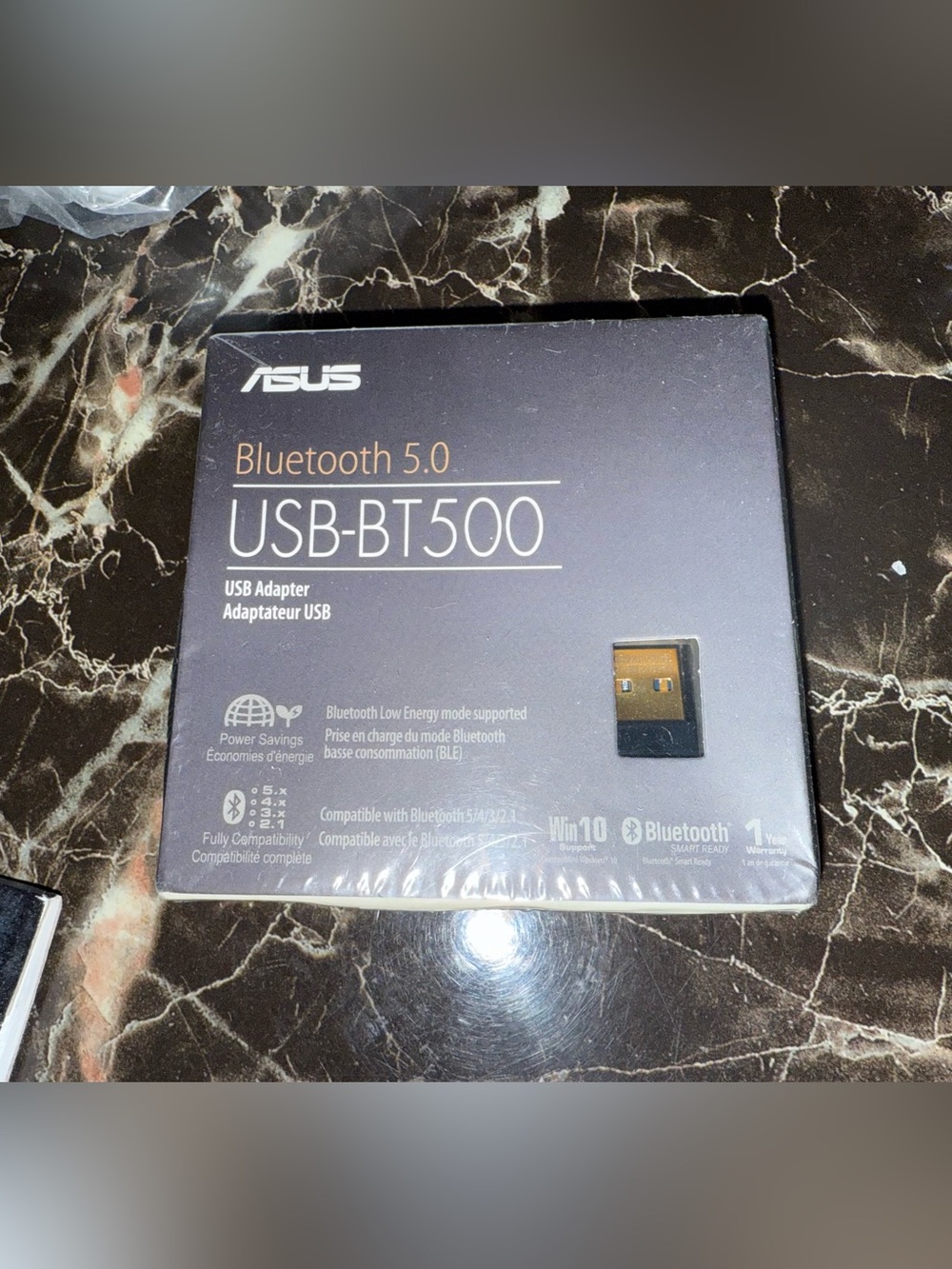 NEW ASUS USB-BT500 Bluetooth 5.0 USB Adapter Unopened Package Sealed
